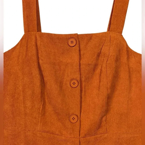 SHEIN EZwear, Corduroy Slip Dress Jumper, Fall/Winter, Medium / US 6 - Picture 3 of 7